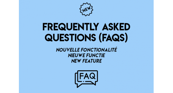Nieuwe functie: tabblad FAQ's ❓